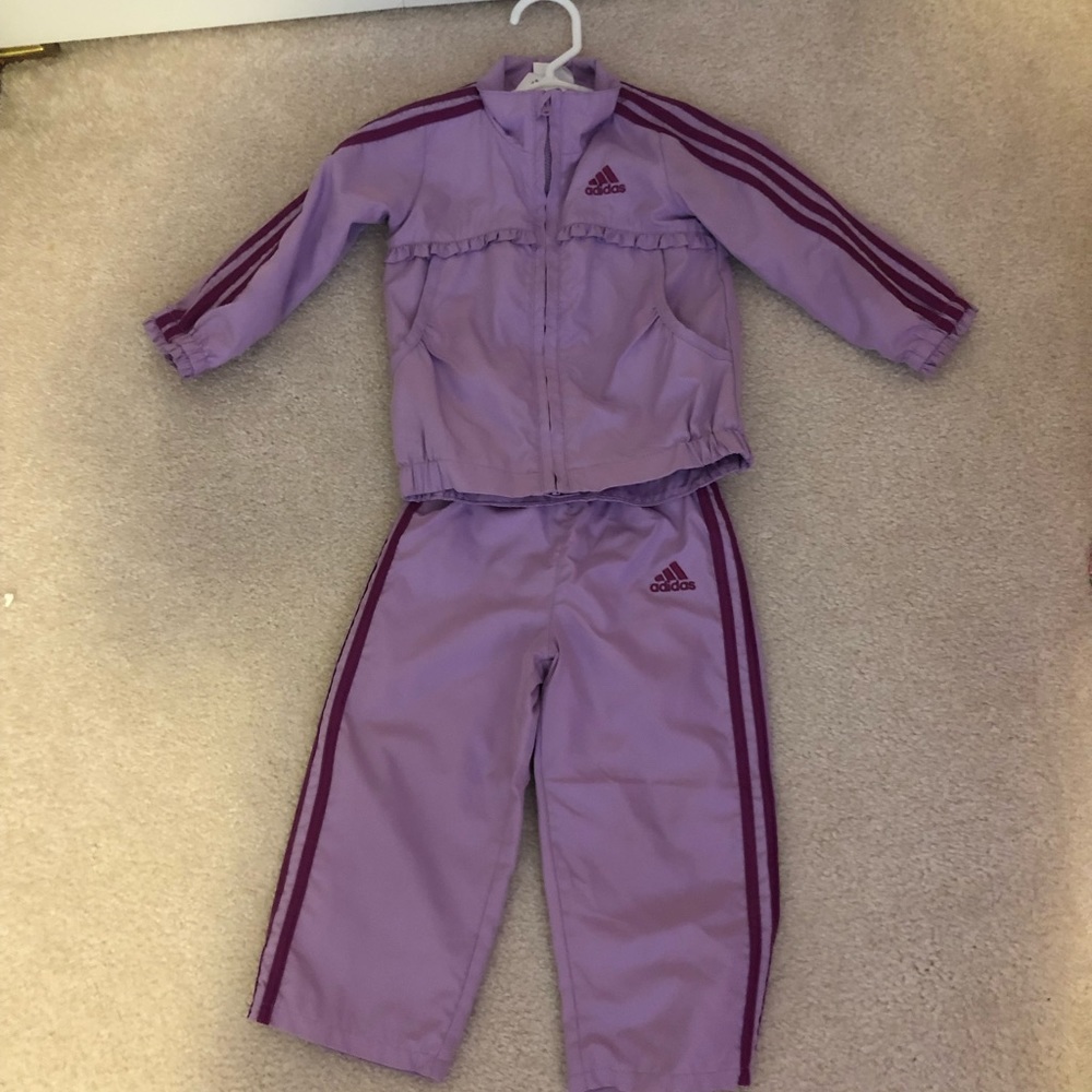 Adidas girls track suit